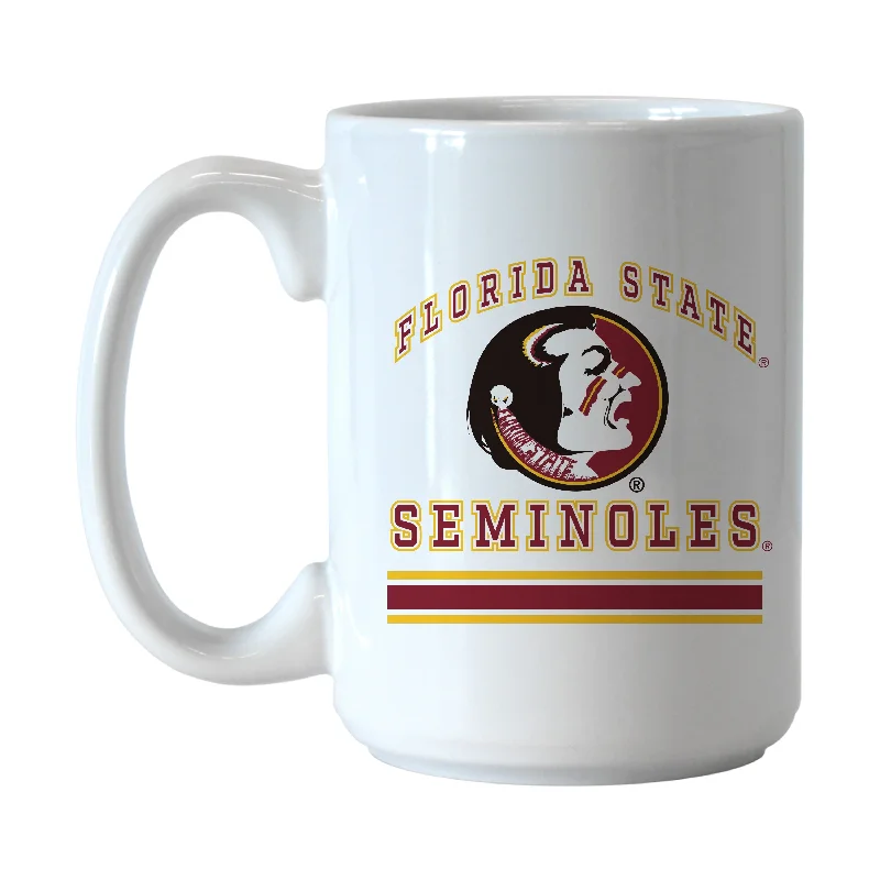 Custom Team Mugs With Group Names-Florida State 15oz Archway Sublimated Mug