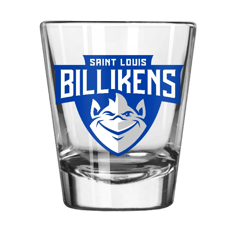 Sports Team Mugs For Tailgates-Saint Louis Univ 2oz Gameday Shot Glass