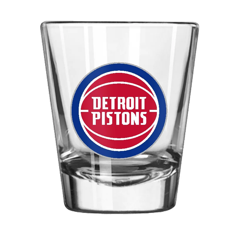 Gift Custom Team Mugs-Detroit Pistons 2oz Swagger Shot Glass