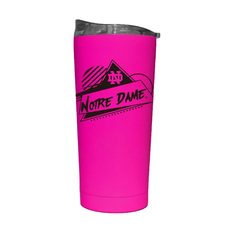 Personalized Team Mugs For Promotions-Notre Dame 20oz Electric Rad Soft Touch Tumbler