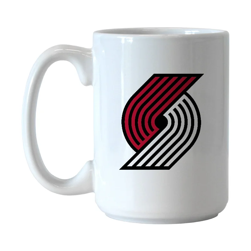 Best Custom Mugs For Teams-Portland Trailblazers 15oz Gameday Sublimated Mug