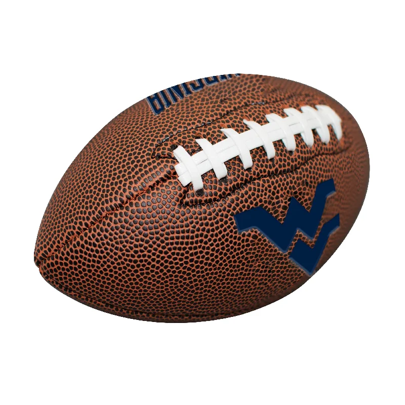 Affordable Rugby Balls For Schools-West Virginia Mini Size Composite Football