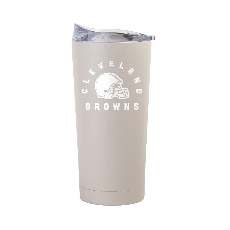 Team Mugs With Team Mascot-Cleveland Browns 20oz Archway Sand Powder Coat Tumbler