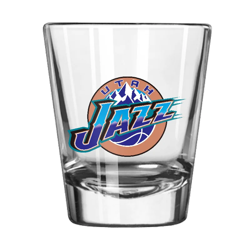 Team Mugs For Recognition-Utah Jazz Hardwood 2oz Flipside Shot Glass