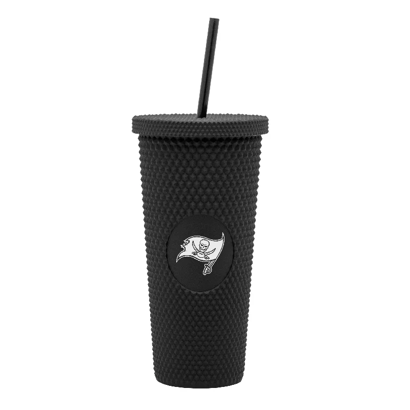 Custom Sports Team Mugs-Tampa Bay Buccaneers 24oz Studded Tumbler