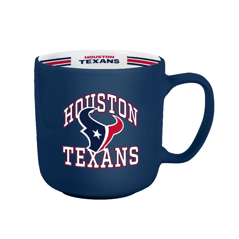 Personalized Mugs With Team Logo And Name-Houston Texans 15oz Stripe Mug