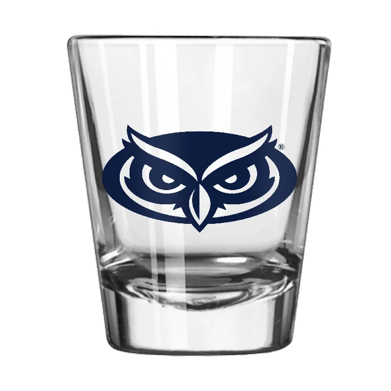 Custom Mugs For Sports Fans-Florida Atlantic 2oz Gameday Shot Glass