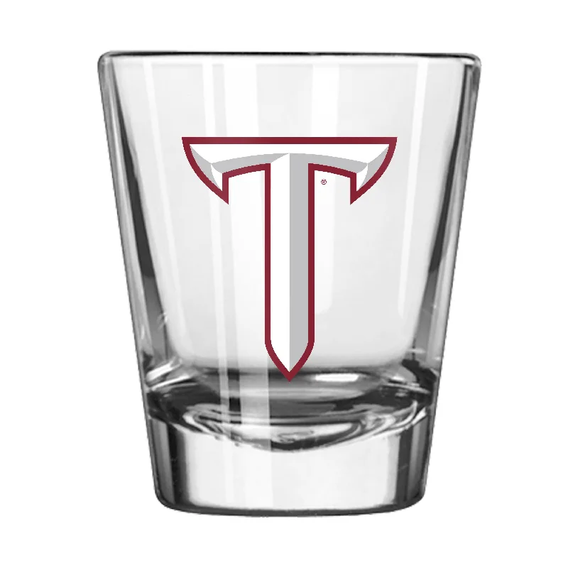 Team Mugs With Personalized Player Numbers-Troy 2oz Gameday Shot Glass