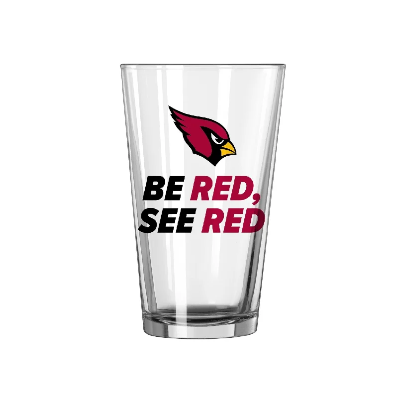 Unique Team Mugs-Arizona Cardinals 16oz Slogan Pint Glass