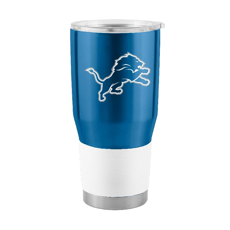 Personalized Team Mugs For Promotions-Detroit Lions Blue 30oz Gameday Stainless Tumbler