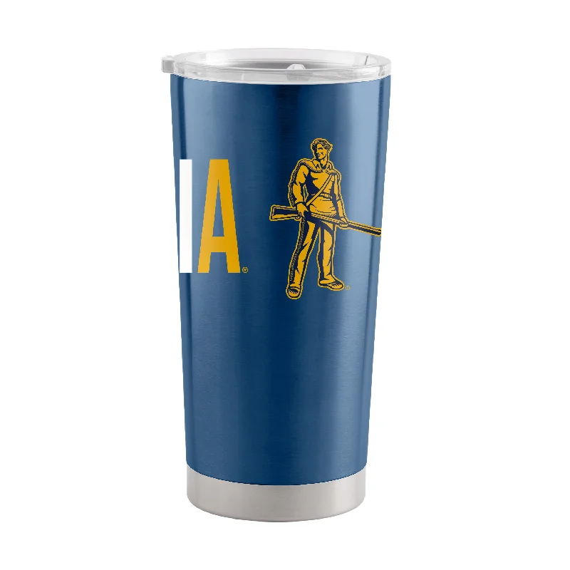 Sports Team Coffee Mugs-West Virginia Overtime 20oz Stainless Tumbler