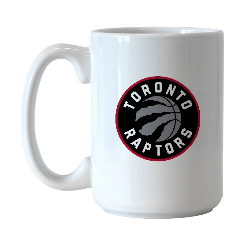 Unique Team Mugs For Events-Toronto Raptors 15oz Gameday Sublimated Mug