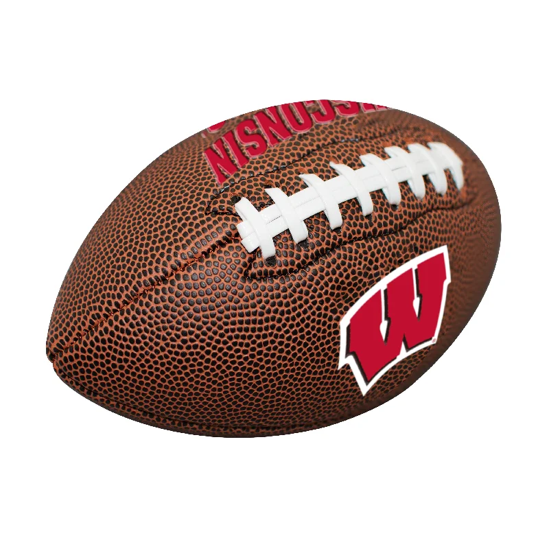 Custom Rugby Balls For Events-Wisconsin Mini Size Composite Football