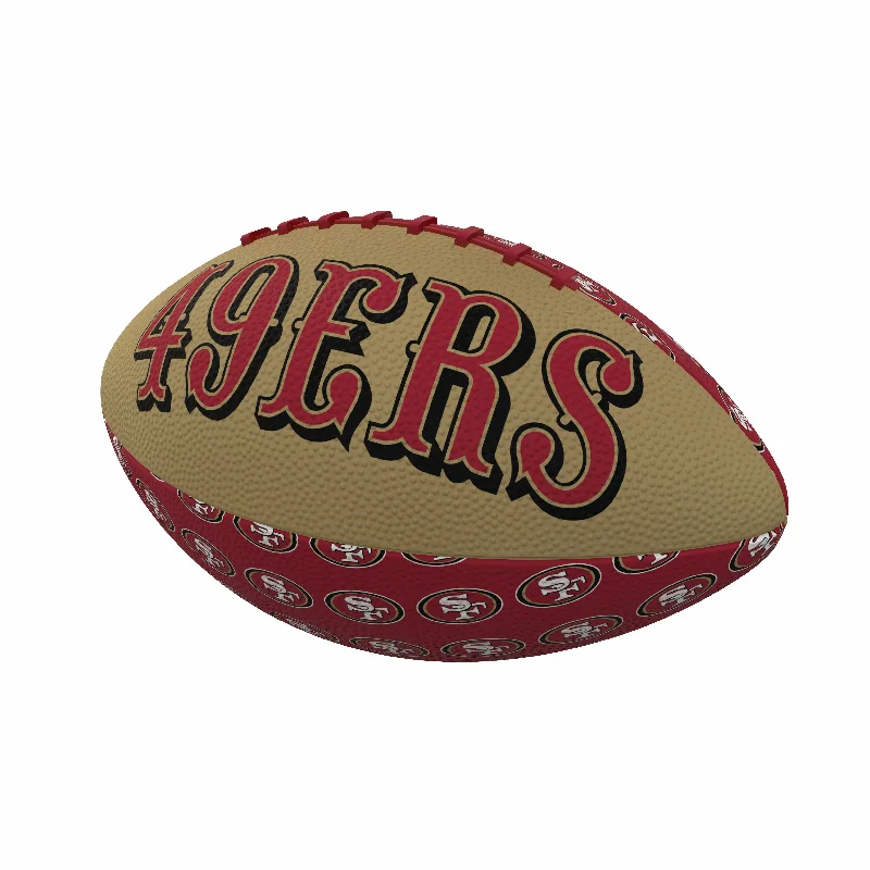 Rugby Balls With Fast Bounce-San Francisco 49ers Mini Size Rubber Footballl