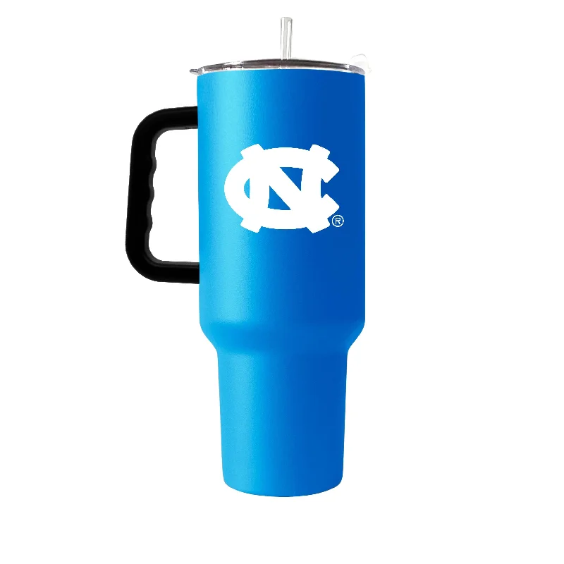 Durable Team Mugs-North Carolina 40oz Flipside Powder Coat Tumbler