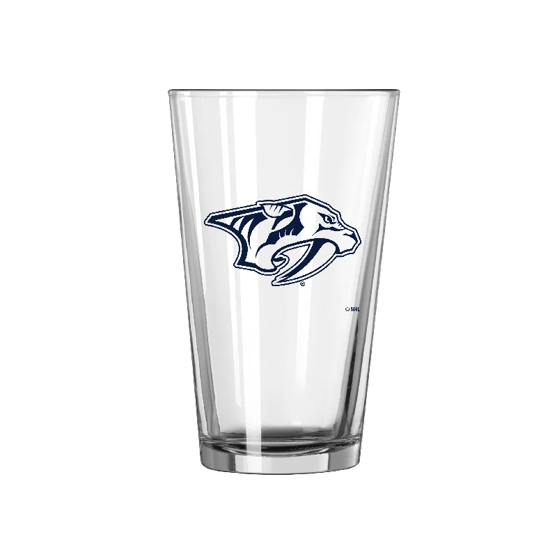 Eco-Friendly Team Mugs-Nashville Predators 16oz Gameday Pint Glass