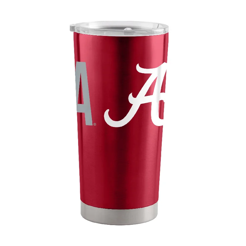 Custom Team Mugs For Weddings-Alabama Overtime 20oz Stainless Tumbler