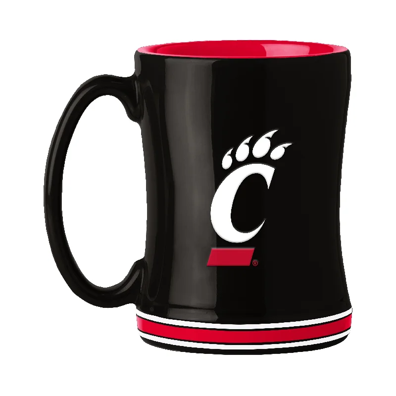 Team Mugs With Team Names-Cincinnati 14oz Relief Mug