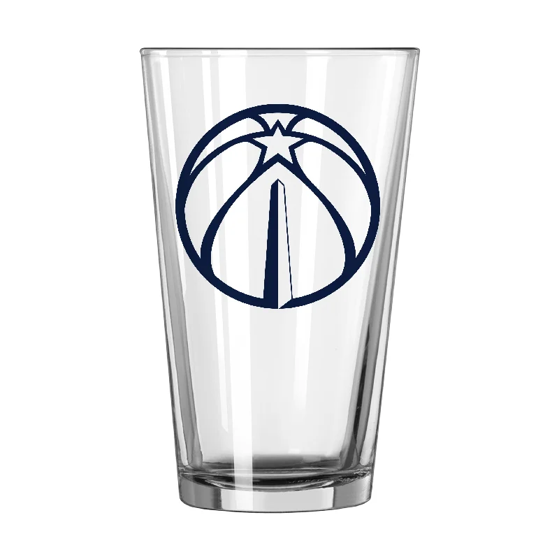 Premium Team Mugs-Washington Wizards 16oz Gameday Pint Glass