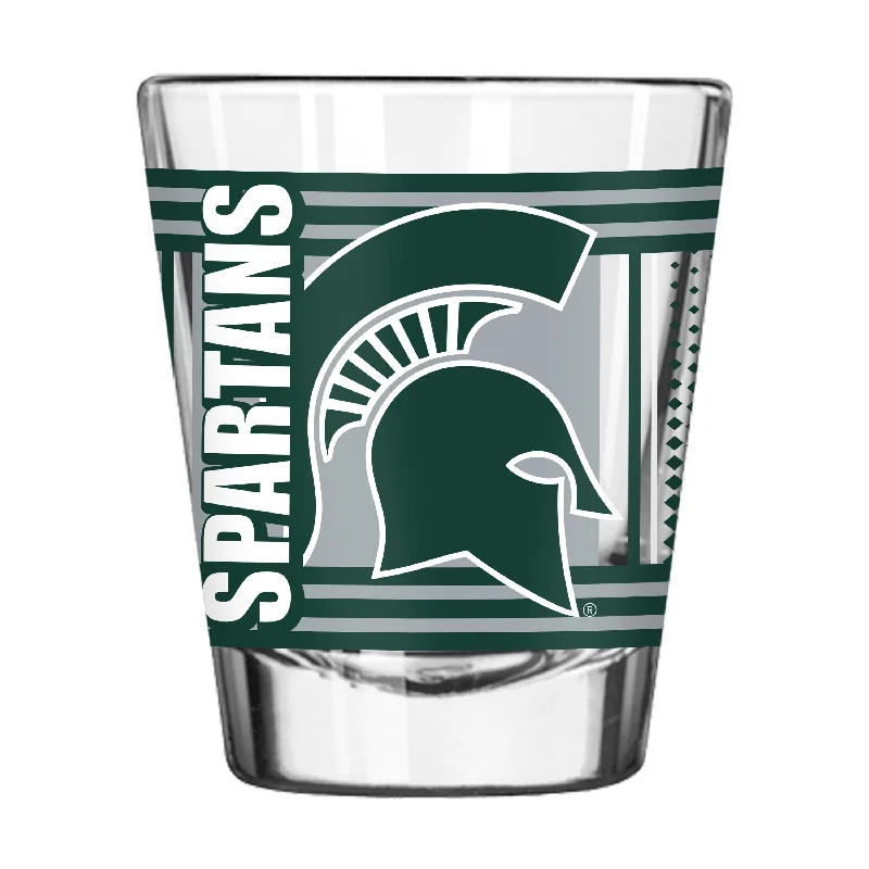 Custom Team Mugs For Special Occasions-Michigan State 2oz Hero Shot Glass