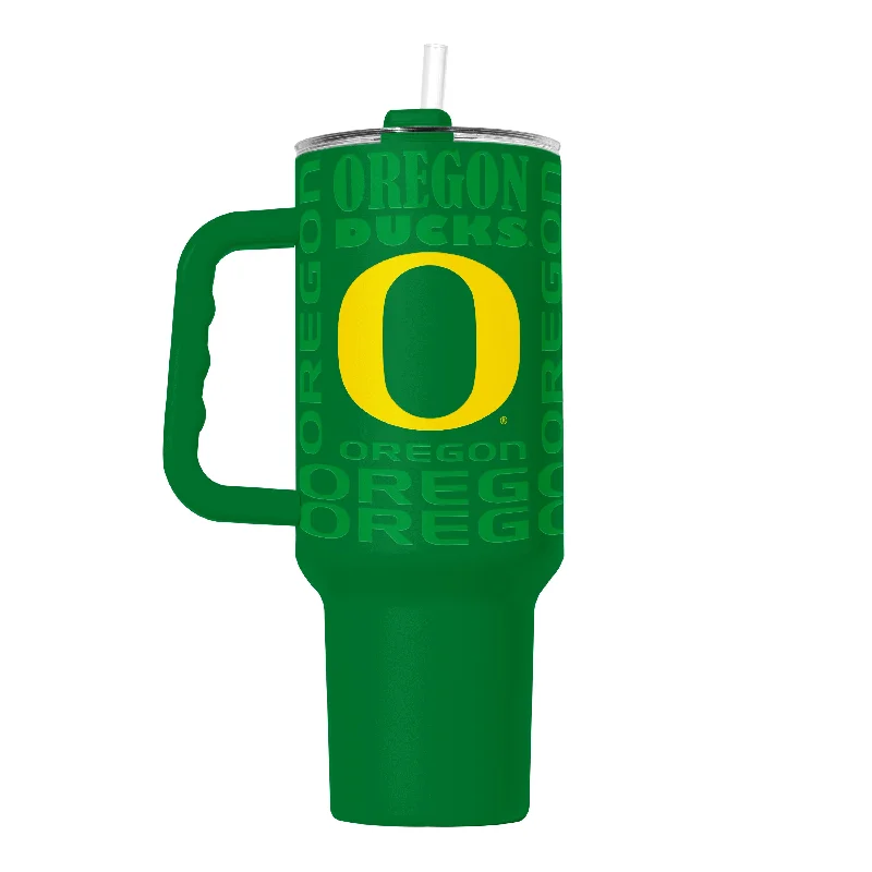 Personalized Team Mugs For Event Prizes-Oregon 40oz Replay Powder Coat Tumbler