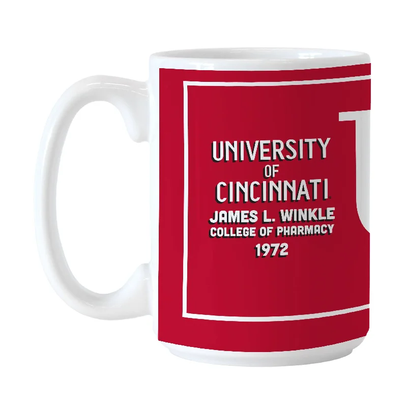 Custom Team Mugs For Fundraisers-Cincinnati James Winkle Pharmacy Alternate 15oz Sublimated Mug