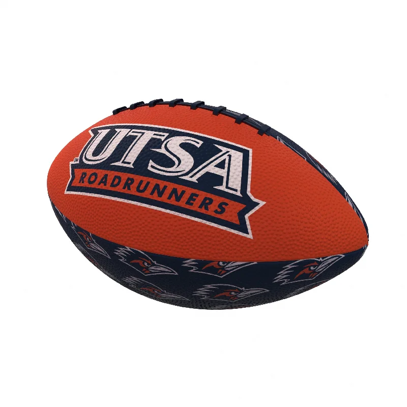 Rugby Balls For Touch Rugby-Texas-San Antonio Repeating Mini-Size Rubber Football