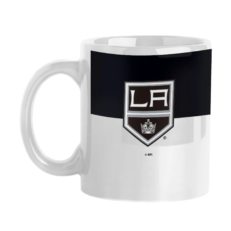 Team Mugs For Large Groups-Los Angeles Kings 11oz Colorblock Sublimated Mug