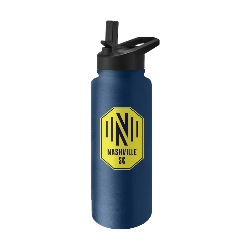 Custom Team Mugs For Corporate Teams-Nashville SC Hany Mukhtar 34oz Quencher Bottle