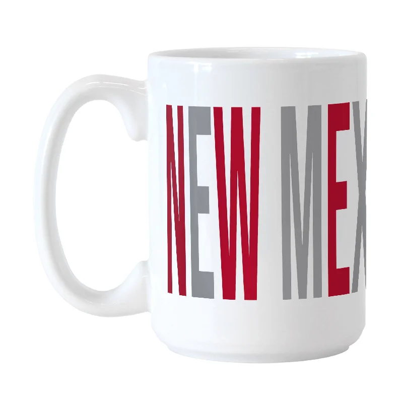 Team Mugs For Charity Events-New Mexico 15oz Overtime Sublimated Mug