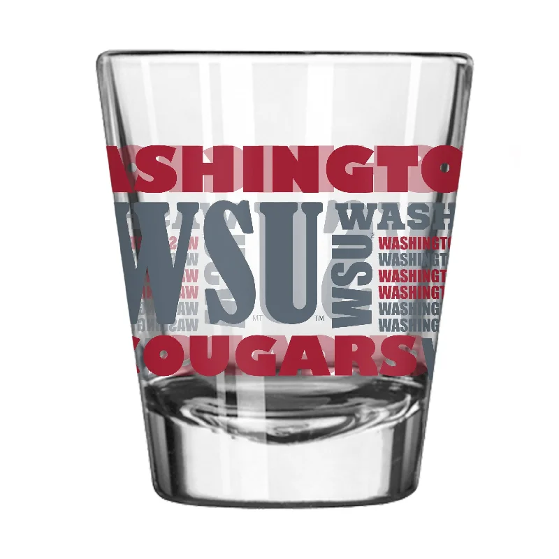 Custom Mug Gifts For Sports Teams-Washington State 2oz Spirit Shot Glass