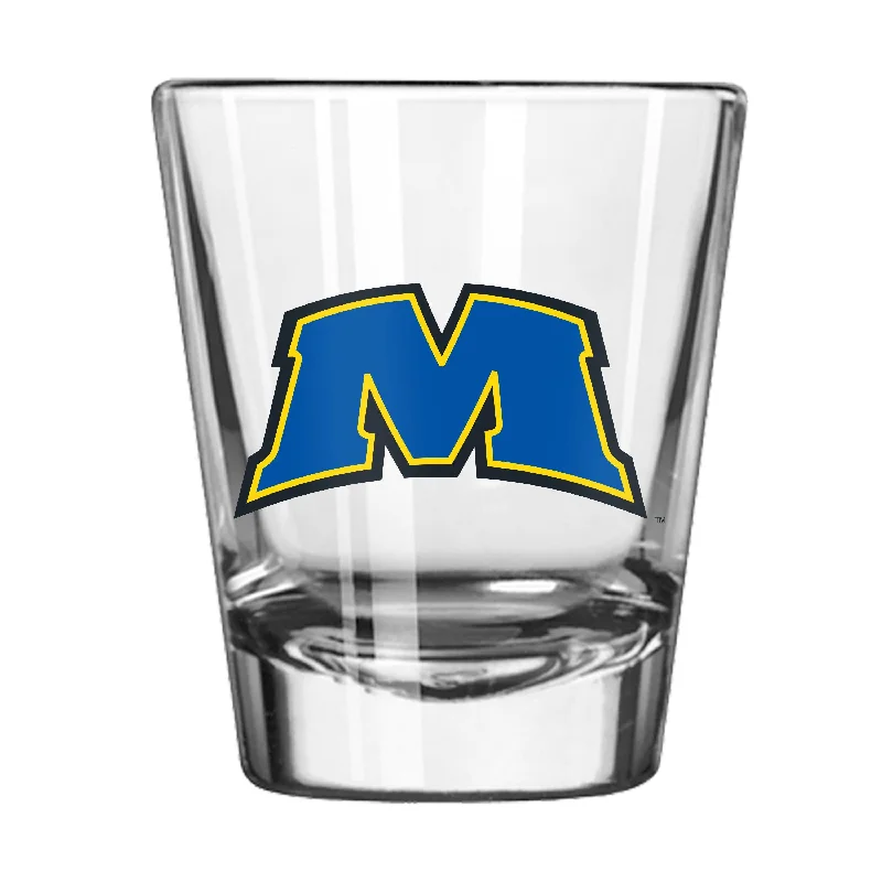 Personalized Team Mugs With Colorful Designs-Morehead State 2oz Gameday Shot Glass