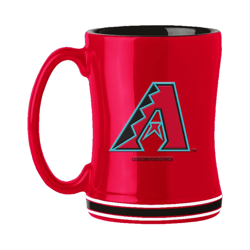 Custom Team Mugs With Group Names-Arizona Diamondbacks 14oz Relief Mug