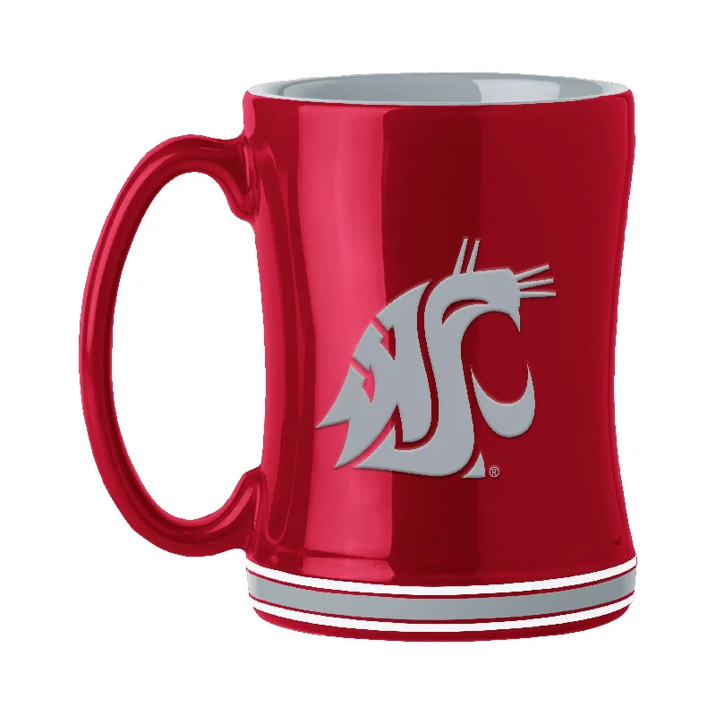 Personalized Coffee Mugs For Teams-Washington State 14oz Relief Mug