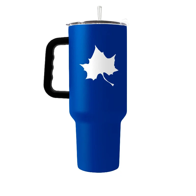 Personalized Team Coffee Mugs For Groups-Indiana State 40oz Flipside Powder Coat Tumbler