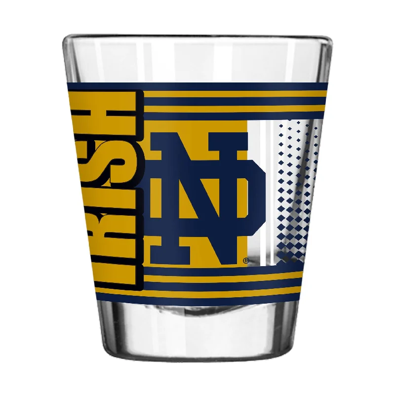 Custom Team Mugs For Large Groups-Notre Dame 2oz Hero Shot Glass