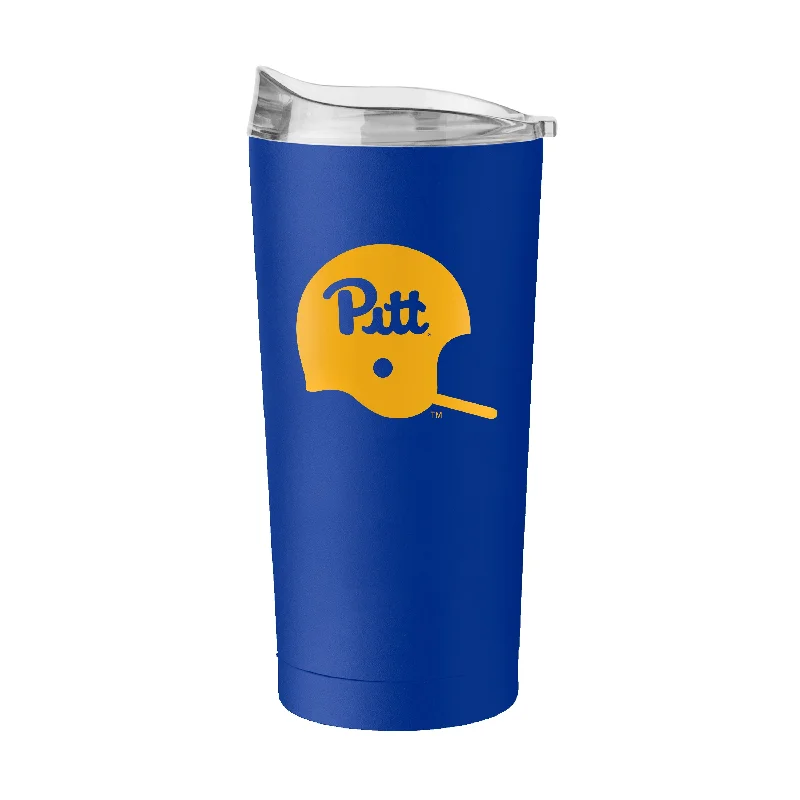 Custom Team Mugs With Holiday Themes-Pittsburgh Vault Johnny Majors 20oz Powder Coat Tumbler