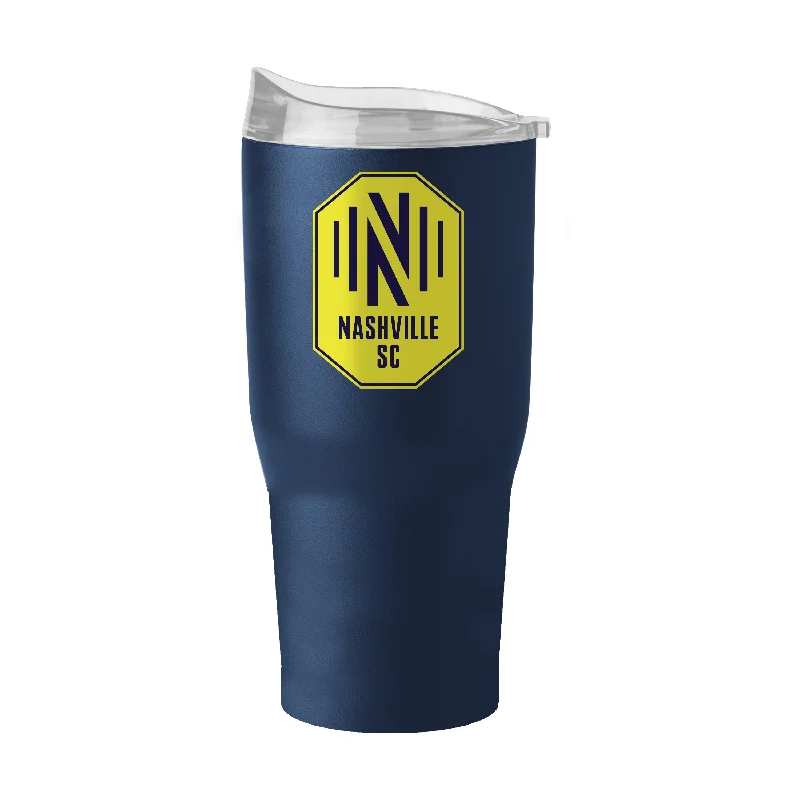 Unique Custom Team Mugs-Nashville SC Hany Mukhtar 30oz Powder Coat Tumbler