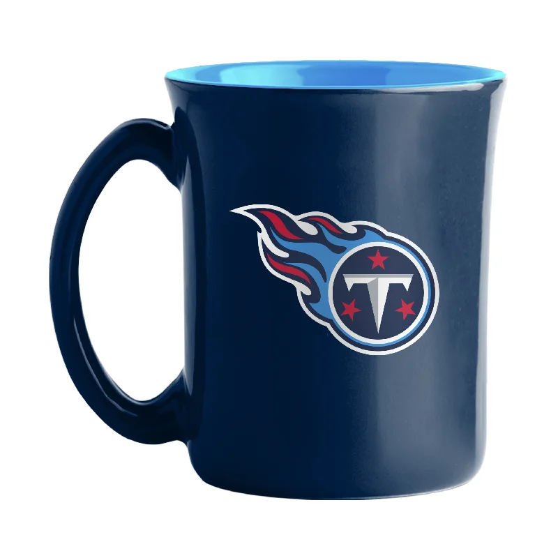 Custom Team Mugs With Pictures-Tennessee Titans 15oz Cafe Mug