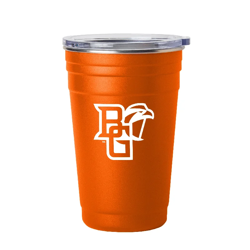 Custom Sports Team Mugs-Bowling Green 22oz Flipside Stainless Cup