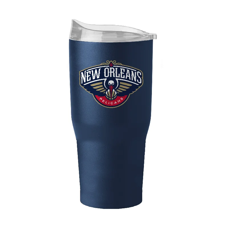 Ceramic Team Mugs-New Orleans Pelicans 20oz Flipside Powder Coat Tumbler