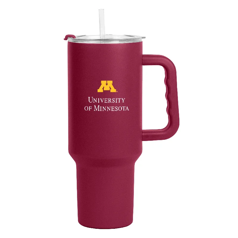 Custom Team Mugs For Volunteers-Minnesota 40oz Flipside Powder Coat Tumbler