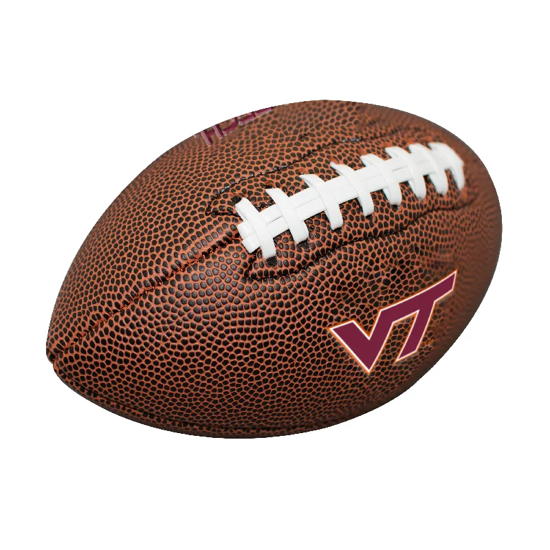 Rugby Balls With Ideal Bounce-Virginia Tech Mini Size Composite Football