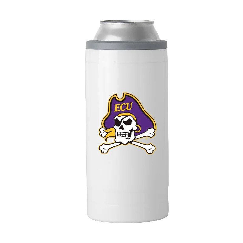 High-Quality Ceramic Team Mugs-Eastern Carolina Gameday 12 oz Slim Can Coolie