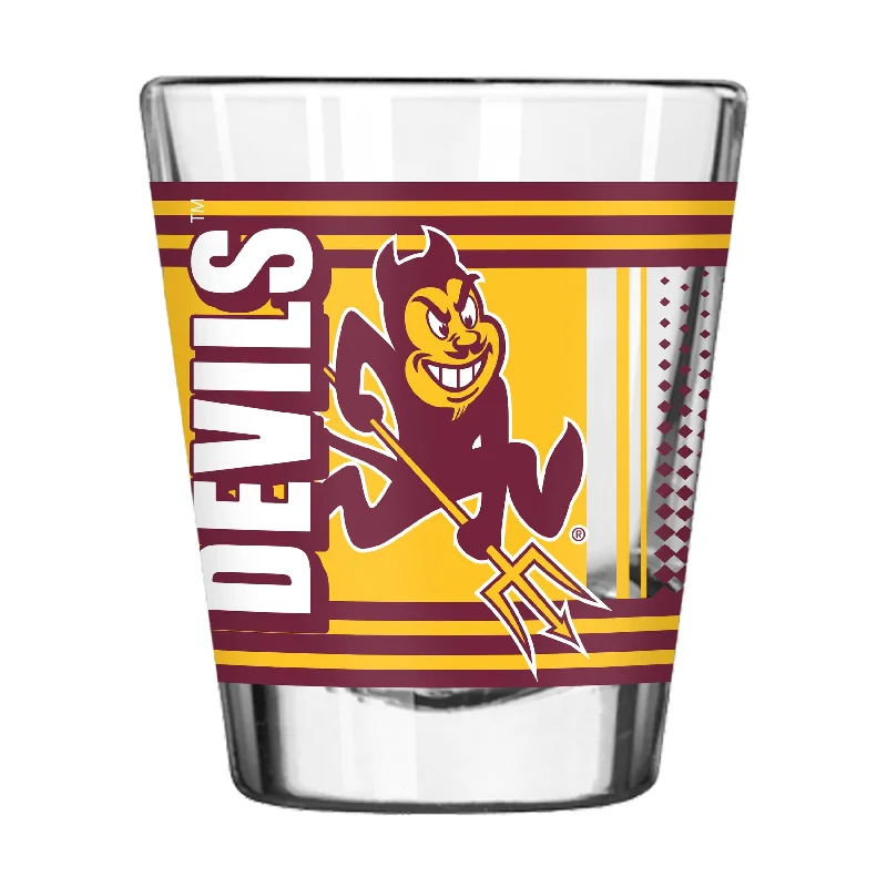 Custom Team Mugs For Club Events-Arizona State 2oz Hero Shot Glass