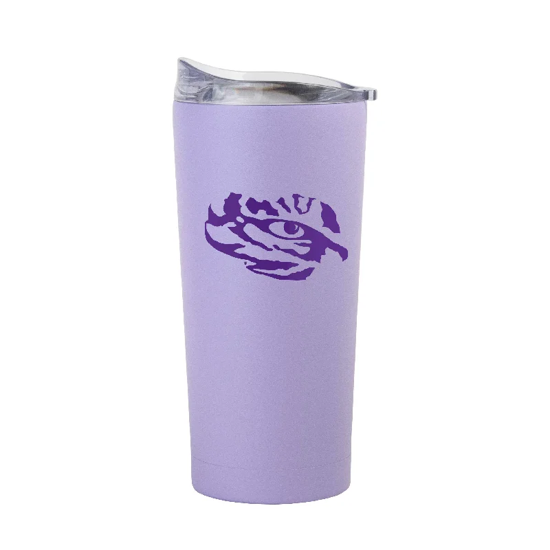 Team Mugs For Coaches And Players-LSU 20oz Flipside Powder Coat Tumbler