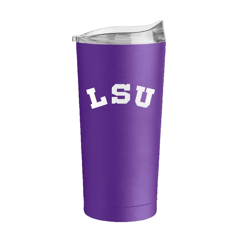 Fun Team Mugs For Groups-LSU Vault 20oz Flipside Powder Coat Tumbler