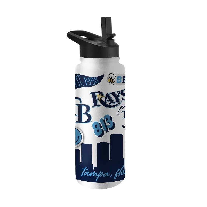 Sports Event Team Mugs-Tampa Bay Rays 34oz Native Quencher Bottle