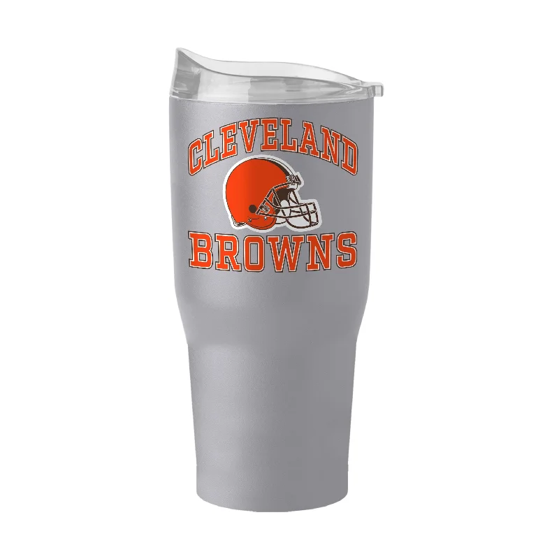 Custom Sports Team Mugs With Name-Cleveland Browns 30oz Athletic Powder Coat Tumbler