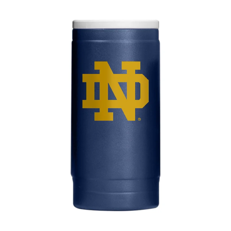 Gift Custom Team Mugs-Notre Dame Flipside Powder Coat Slim Can Coolie